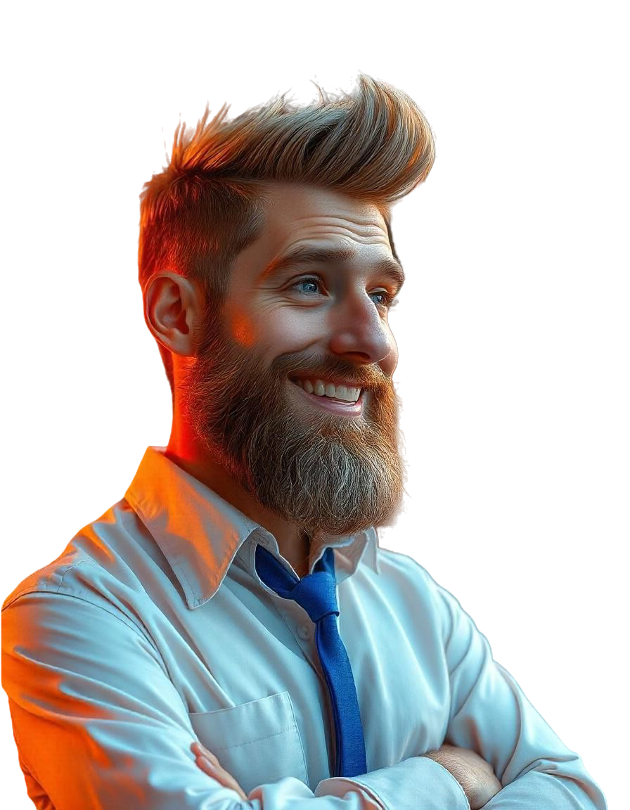 Flynn's Hub illustrated portrait
